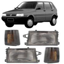 Par Farol Acrilico + Pisca Fume Uno Premio Fiorino 91 Á 03 Par Farol Acrilico + Pisca Fume Uno Premio Fiorino 91 Á 03