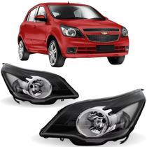 Par farol agile 2009 2010 2011 2012 2013 máscara negra Par farol agile 2009 2010 2011 2012 2013 máscara negra