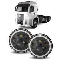 Par Farol Angel Eyes 60w 7 polegad Volkswagen Constellation