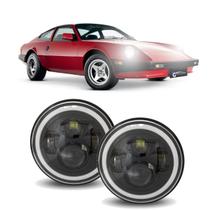 Par Farol Angel Eyes 60w 7 Polegadas Puma todos os anos