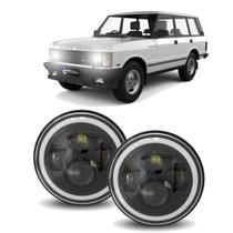Par Farol Angel Eyes 60w Land Range Rover Country Classic