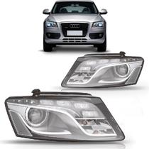 Par Farol Audi Q5 2009 2010 2011 2012 Elétrico C/Projetor Led
