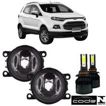 Par Farol Auxiliar Ford Ecosport 2013 a 2017 Super Led
