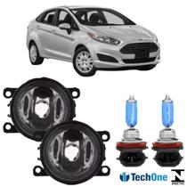 Par Farol Auxiliar Ford New Fiesta 2013 a 2020 Super Branca