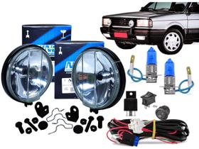 Par Farol Auxiliar Gol GT GTS GTI NINO F13V 1988 A 1994 Longo Alcance + Par Lampada + Chicote
