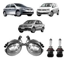 Par farol auxiliar gol voyage g7 2016 a 2020 fox 2015 a 2021 + lâmpada hb4 ld/le