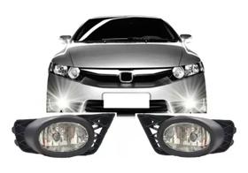 Par Farol Auxiliar + Grade Civic 09 A 11 Rufato 17587/17588 Par Farol Auxiliar + Grade Civic 09 A 11 Rufato 17587/17588
