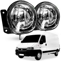 Par Farol Auxiliar Milha c/ Suporte Ducato 2005 06 07 08 09 10 11 2012 2013 2014 2015 2016 2017