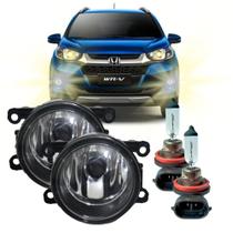Par Farol Auxiliar Milha Honda Wr-v 2017 á 2022 Lente em Vidro + Lâmpadas H11 Par Farol Auxiliar Milha Honda Wr-v 2017 á 2022 Lente em Vidro + Lâmpadas H11