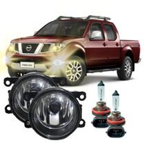 Par Farol Auxiliar Milha Nissan Frontier Attack S 2008 a 2015 Lente em Vidro + Lâmpadas H11 Par Farol Auxiliar Milha Nissan Frontier Attack S 2008 a 2015 Lente em Vidro + Lâmpadas H11