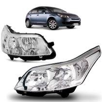 Par Farol C4 Pallas 2004 A 2011 Hatch Eletrico Com Motor Par Farol C4 Pallas 2004 A 2011 Hatch Eletrico Com Motor