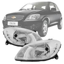 Par farol celta 2007 a 2015 prisma 2006 a 2012 cromado