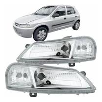 Par farol celta 99 2000 01 2002 2003 a 2005 2006 cromado Par farol celta 99 2000 01 2002 2003 a 2005 2006 cromado
