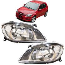 PAR Farol Celta e Prisma 2007 08 09 10 11 12 13 a 16 Cromado PAR Farol Celta e Prisma 2007 08 09 10 11 12 13 a 16 Cromado