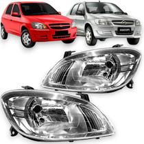 Par farol celta prisma 2007 2008 2009 2010 a 2015 cromado