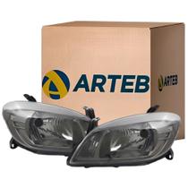 Par Farol Celta Prisma Dark Chrome 2007 2008-2012 Par Farol Celta Prisma Dark Chrome 2007 2008-2012
