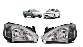 Par farol chevrolet corsa montana 2003 ate 2012 masc cromada Par farol chevrolet corsa montana 2003 ate 2012 masc cromada
