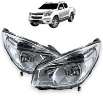 Par Farol Chevrolet S10 2012 A 2016 S/ Projetor
