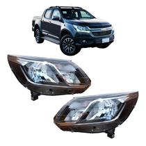 Par Farol Chevrolet S10 Ltz Com Led 2017 A 2020