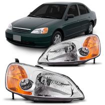 Par Farol Civic 2001 2002 2003 Elétrico
