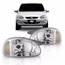 Par Farol Classic Corsa 2005 2006 2007 2008 09 10 Frente Antiga Par Farol Classic Corsa 2005 2006 2007 2008 09 10 Frente Antiga