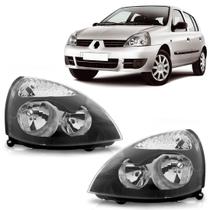 Par farol clio 2003 a 2012 preto Par farol clio 2003 a 2012 preto