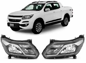 Par Farol Com Led S10 Trailblazer Friso Cromado 2017 A 2024 Par Farol Com Led S10 Trailblazer Friso Cromado 2017 A 2024