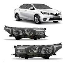 Par Farol Corolla 2014 A 2016 Manual Elétrico Led C/ Xênon Par Farol Corolla 2014 A 2016 Manual Elétrico Led C/ Xênon