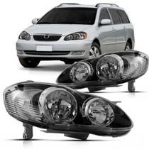 Par farol corolla fielder 2003 2004 2005 2006 2007 mascara negra
