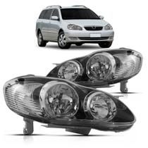 Par Farol Corolla Fielder 2003 A 2008 Máscara Negra