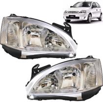 PAR Farol Corsa 2003 2004 2005 2006 2007 2008 a 2012 Cromado