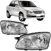 Par farol corsa classic 2011 2012 2013 2014 15 2016 cromado