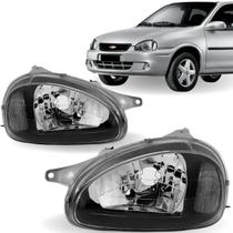 Par farol corsa hatch 1994 95 96 97 98 99 00 01 02 negro vd