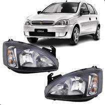 Par Farol Corsa Montana 2003 2004 2005 2006 2007 2008 2009 Mascara Negra