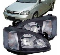 Par farol corsa/montana 2003 a 2012 mascara negra Par farol corsa/montana 2003 a 2012 mascara negra