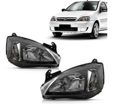 Par farol corsa montana 2003 até 2007 máscara negra
