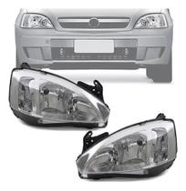Par farol corsa montana 2008 2009 2010 2011 cromado Par farol corsa montana 2008 2009 2010 2011 cromado