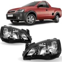 Par farol corsa montana g2 raiado 2003 ate 2015 negra