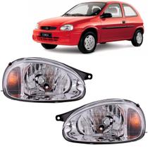 Par Farol Corsa Wind Sedan Classic Wagon 94 Á 03 Pisca Ambar Par Farol Corsa Wind Sedan Classic Wagon 94 Á 03 Pisca Ambar