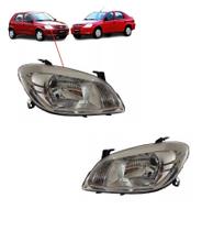 Par Farol Cromado Celta 2006 A 2015 Prisma 2006 A 2012