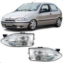 Par Farol Cromado Palio Siena Strada Young 96 97 98 A 2002 Par Farol Cromado Palio Siena Strada Young 96 97 98 A 2002