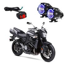 Par Farol de Milha Angel Eye U7 Azul para Moto Suzuki GSX 1300B King 1998 1999 2000 2001 2002 2003 2004 2005 até 2013 Par Farol de Milha Angel Eye U7 Azul para Moto Suzuki GSX 1300B King 1998 1999 2000 2001 2002 2003 2004 2005 até 2013