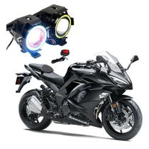 Par Farol de Milha Angel Eye U7 para Moto Kawasaki NINJA 1000 2011 20122013 2014 2015 2016 Par Farol de Milha Angel Eye U7 para Moto Kawasaki NINJA 1000 2011 20122013 2014 2015 2016