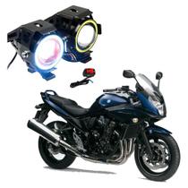 Par Farol de Milha Angel Eye U7 para Moto Suzuki Bandit 650 2005 2006 2007 2008 2009 2010 2011 2012 2013
