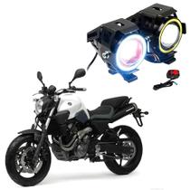 Par Farol de Milha Angel Eye U7 para Moto Yamaha MT 03 2008 2009 2010 2011 2012 2013 Par Farol de Milha Angel Eye U7 para Moto Yamaha MT 03 2008 2009 2010 2011 2012 2013