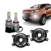 Par Farol de Milha Auxiliar Led C6 Ecosport 2013 á 2017