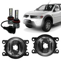 Par Farol De Milha Auxiliar Led Small L200 2007 a 2016 Par Farol De Milha Auxiliar Led Small L200 2007 a 2016