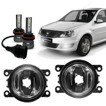 Par Farol De Milha Auxiliar Led Small Logan 2007 a 2021 Par Farol De Milha Auxiliar Led Small Logan 2007 a 2021