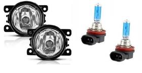 Par Farol De Milha Auxiliar Neblina Renault KWID 2017 2018 2019 2020 2021 2022 ACR + S Branca