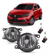 Par Farol De Milha Fiat Argo 2017 2018 2019 2020 2021 2022 + Lâmpada